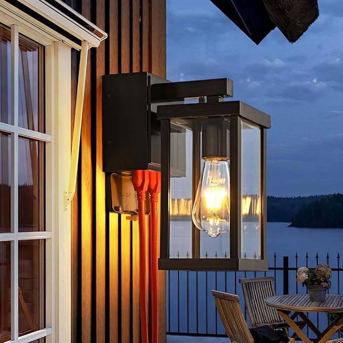 JOKAONOTL Dusk to Dawn Porch Lights - Image 9