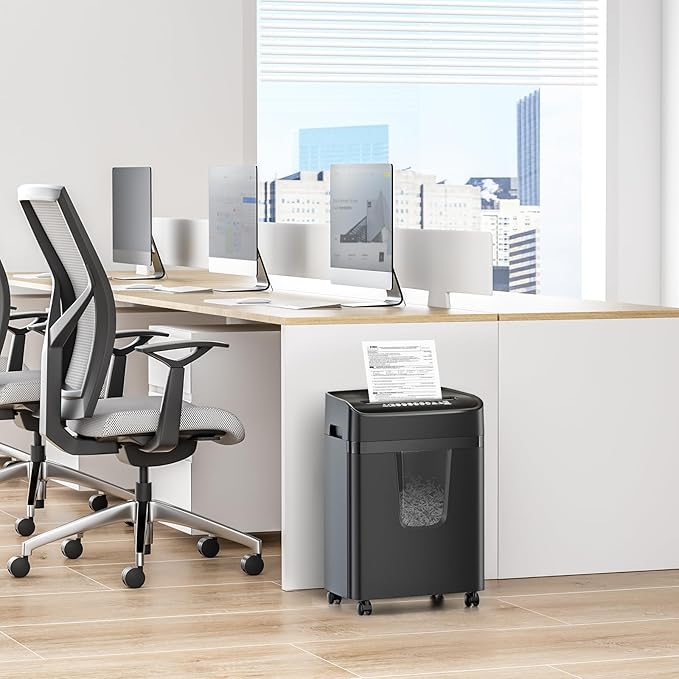 Bonsaii 12-Sheet Micro-Cut Paper Shredders - Image 8