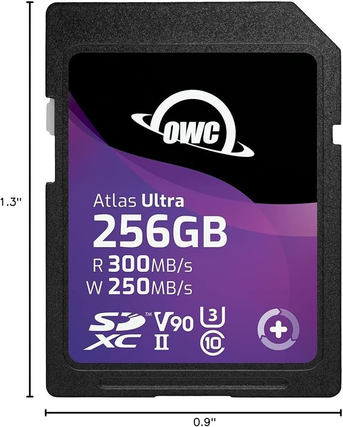 OWC Atlas Ultra 256GB SDXC UHS-II V90 Media Card - Image 7