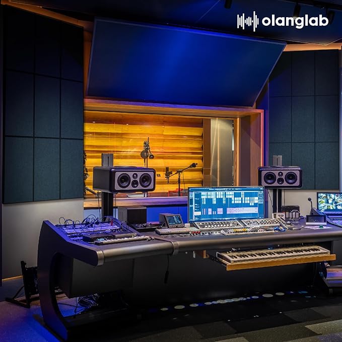 Olanglab Fiberglass Acoustic Wall Panels 4 Pack, 11.8'' x 23.6'' Sound Panels - Image 8