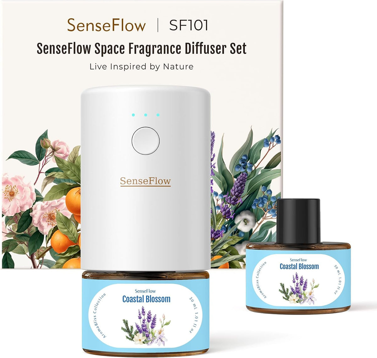SF101 Pro Plug In Air Freshener, Waterless Essential Oil Diffuser, Non-Toxic