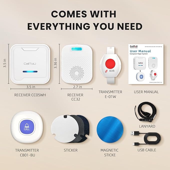 CallToU Caregiver Pager Wireless Call Button - Image 9