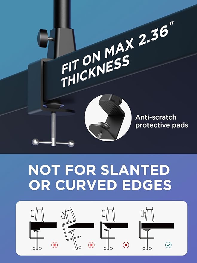 InnoGear Mic Boom Arm, Microphone Stand - Image 7