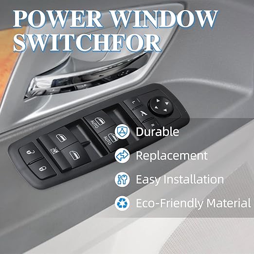 WUANGKI Power Master Window Switch | Front Driver Side | 9+3 Pins | Compatible - Image 8