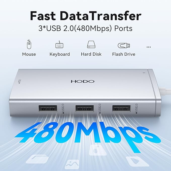 USB C Docking Station Dual Monitor Adapter - Image 8
