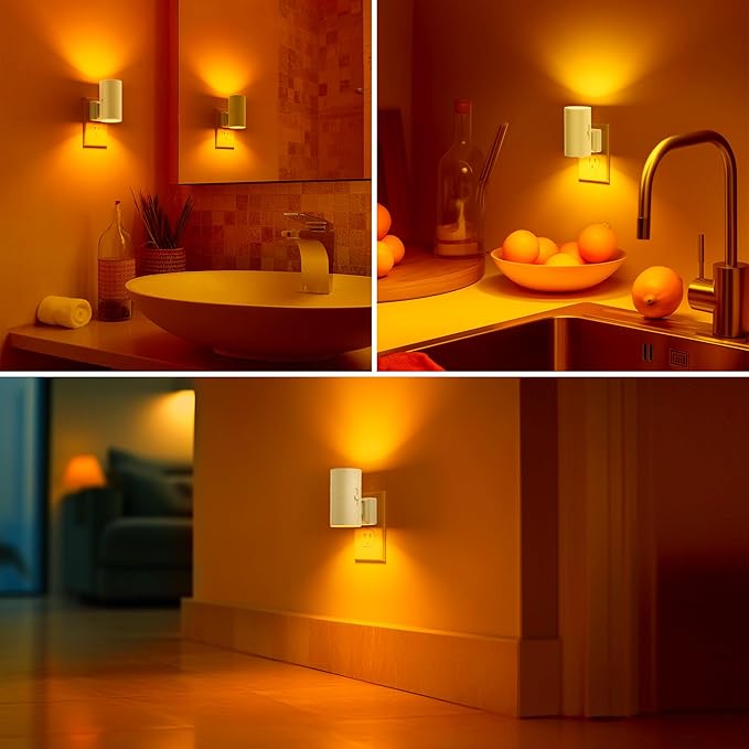 Briignite Night Lights Plug into Wall, Modern LED Night Light Plug in, Dusk to - Image 6