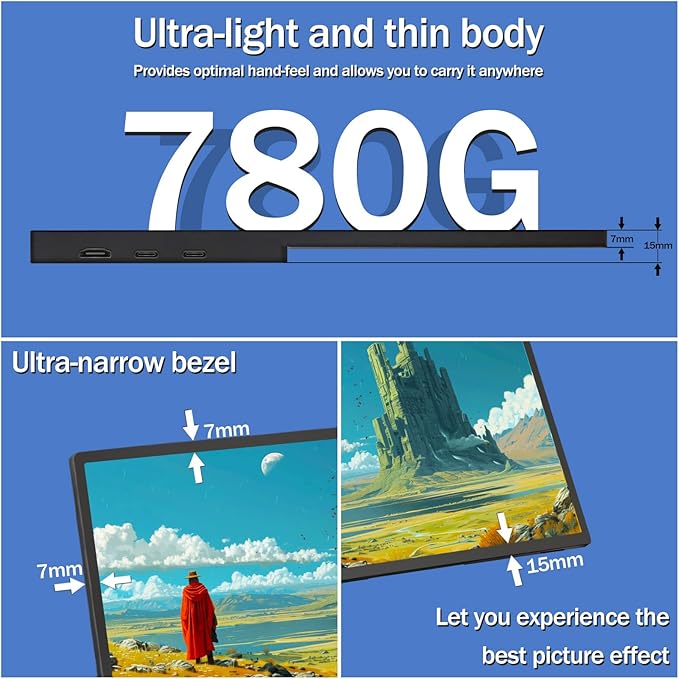 Viyivwine Portable Monitor Touchscreen 15.6" 2.8K Laptop Screen Extender - Image 7
