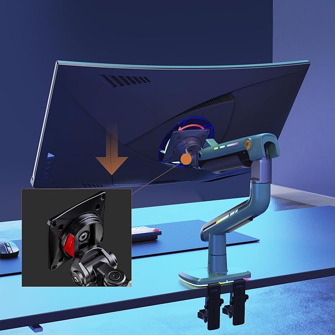 NB Gaming Monitor Arm or for 32 to 60 Inches Screen, Load up to 20 kg, VESA - Image 9