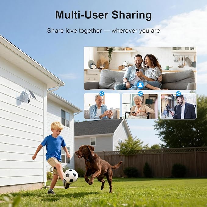 HOSAFE.COM Cameras for Home Security Outdoor, WiFi Outdoor Camera Wireless - Image 9