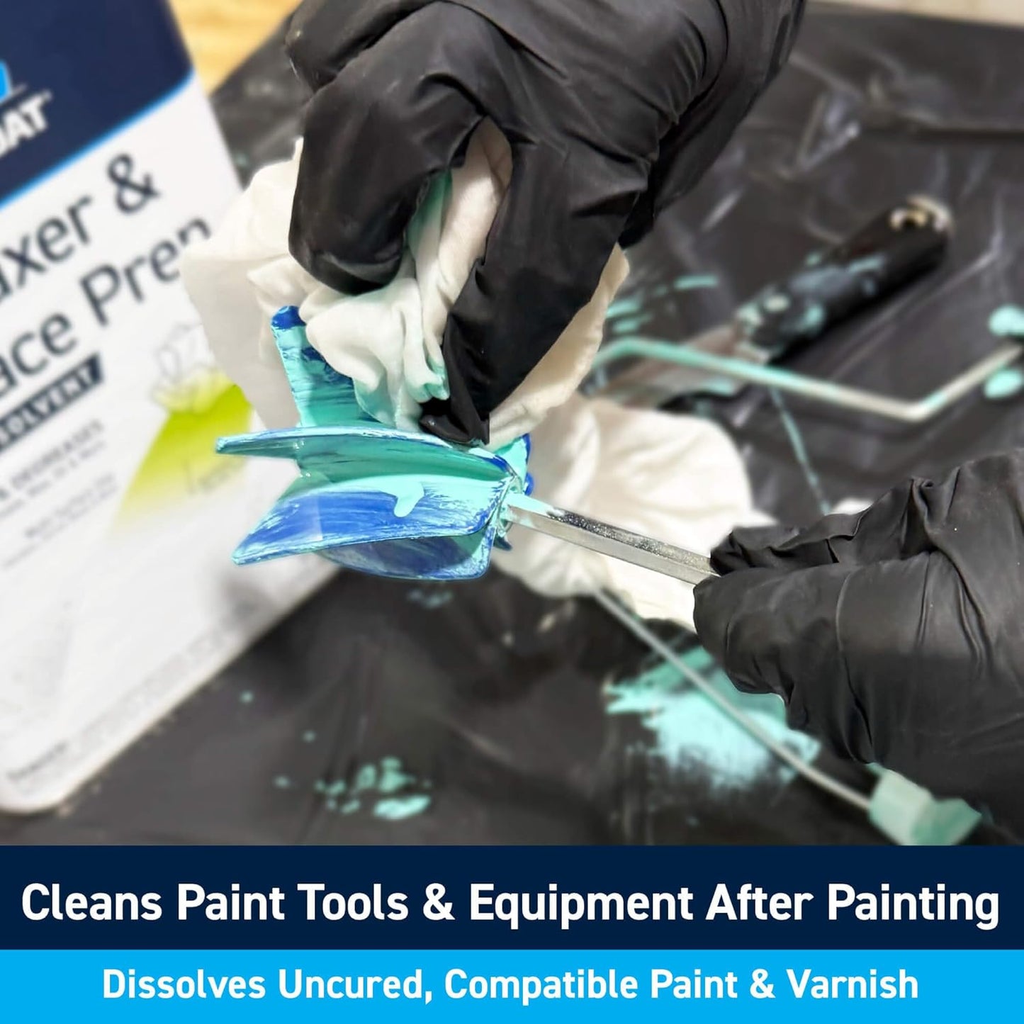 TotalBoat Dewaxer and Surface Prep for Marine Paint & Varnish - Gallon | Paint Prep Solvent Removes Dirt, Wax, and Grime before applying Marine Paint & Varnish; Cleans Painting Equipment & Tools