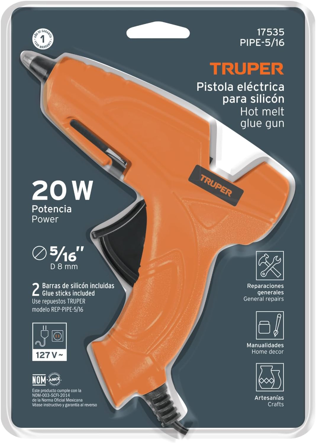 Electric Glue Gun 3 X 5/16"