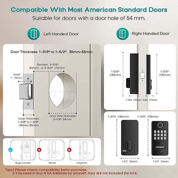 Digital Door Lock with Keypad Set - Image 7