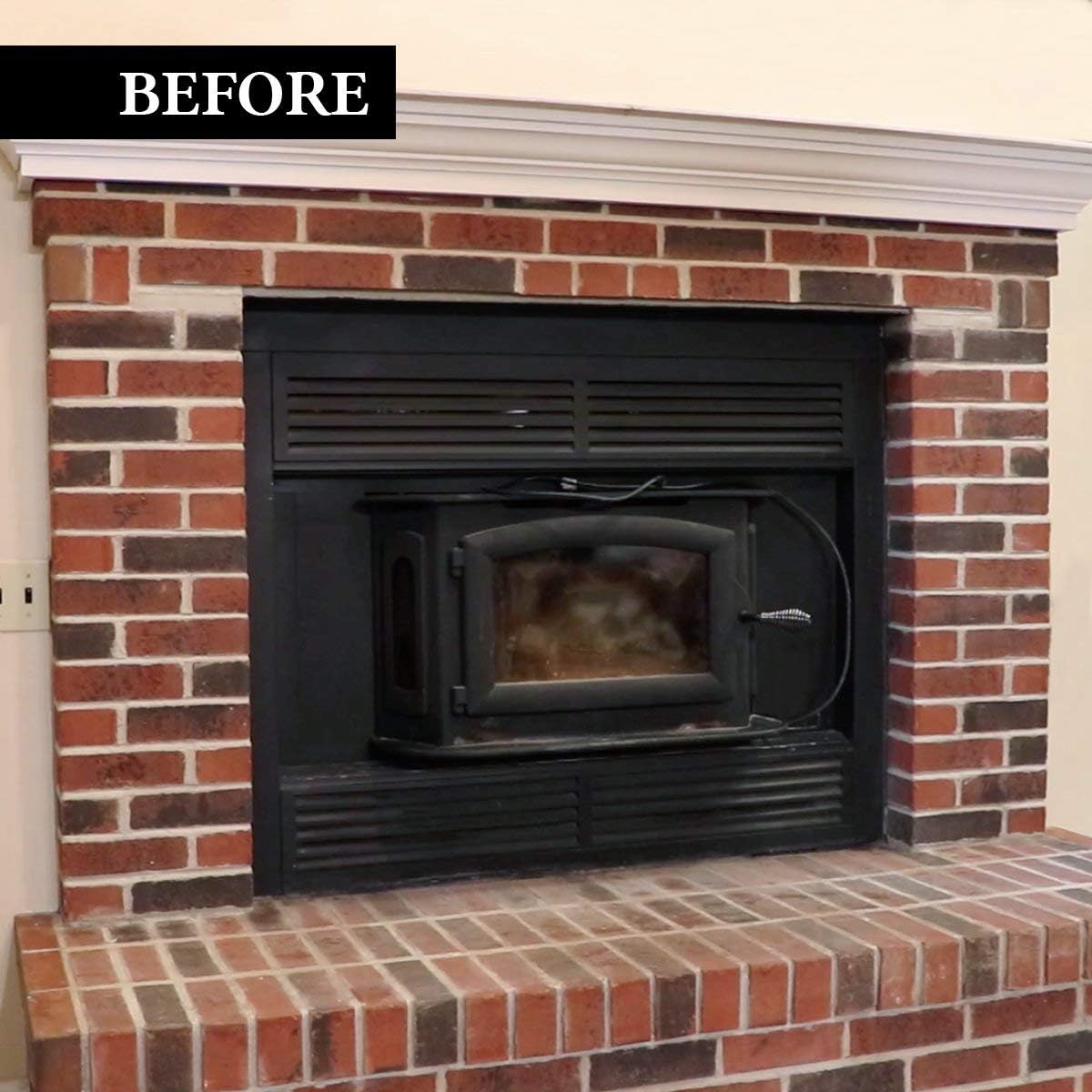 Giani Brick Transformations Whitewash Paint for Brick Walls and Fireplaces