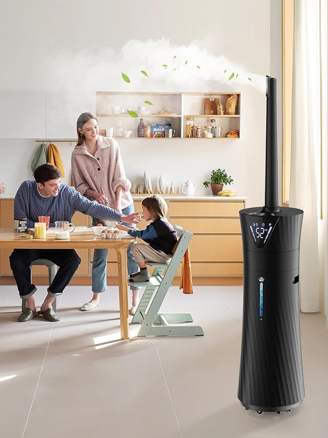 MONISEN 17L/4.5Gal Humidifier Large Room, Smart Quiet Ultrasonic Cool Mist - Image 8