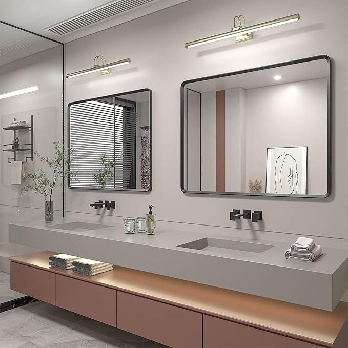 48x36 Black Matte Bathroom Mirror - Image 7