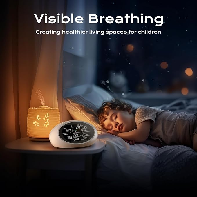 18 in 1 Air Quality Monitor Indoor, Portable CO2 Detector - Image 7