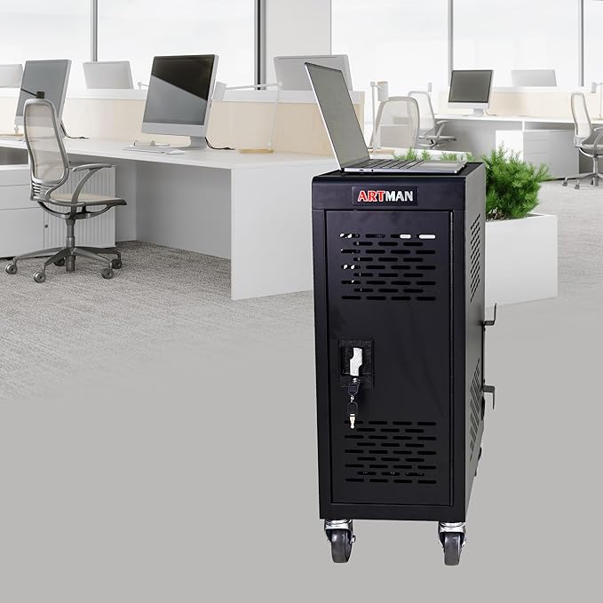 16-Device Mobile Charging Cart - Image 6