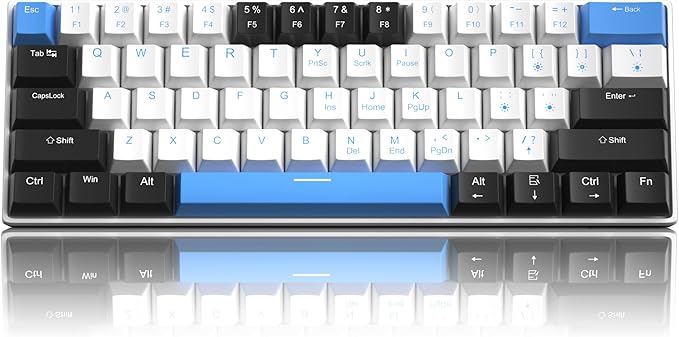 Camiysn 60% Mechanical Gaming Keyboard, Mixed Color Keycaps Gaming Keyboard - Image 9