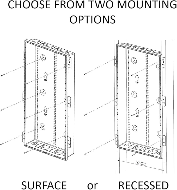 Legrand - OnQ 42 Inch Media Enclosure, Wifi Electrical Box, Cable Management Box - Image 11
