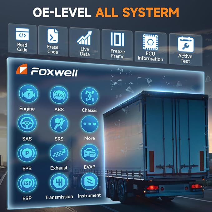 FOXWELL Heavy Duty Truck Scanner - Image 9