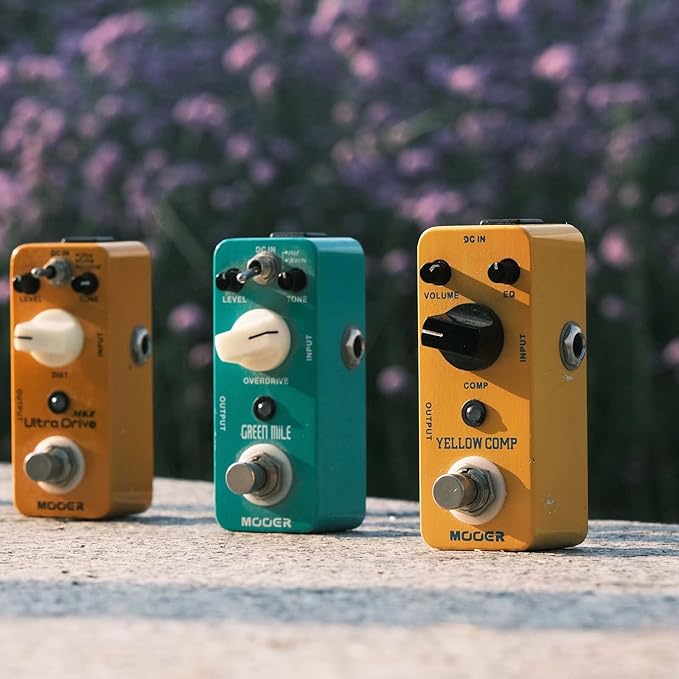 MOOER Yellow Compressor Comp guitar pedal bass compressor, True Bypass guitar - Image 5