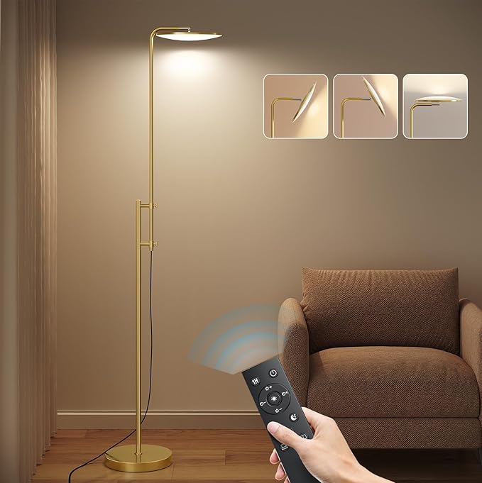 SUNMORY 32W/3000LM Floor Lamps, Super Bright LED Standing Lamp - Image 9