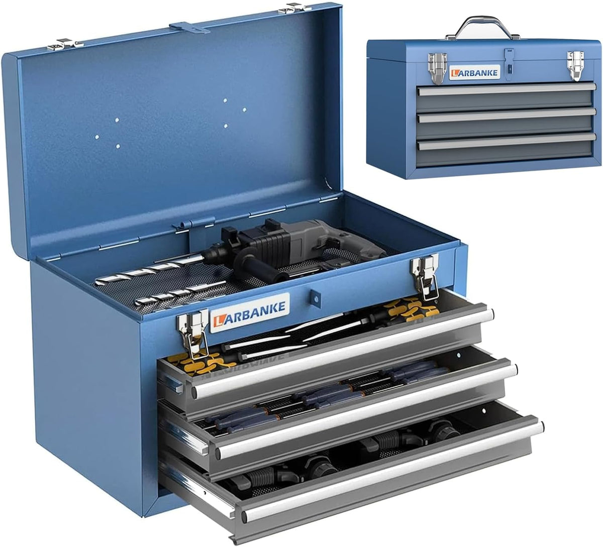 larbanke tool chest with 3 drawers and top, main product view