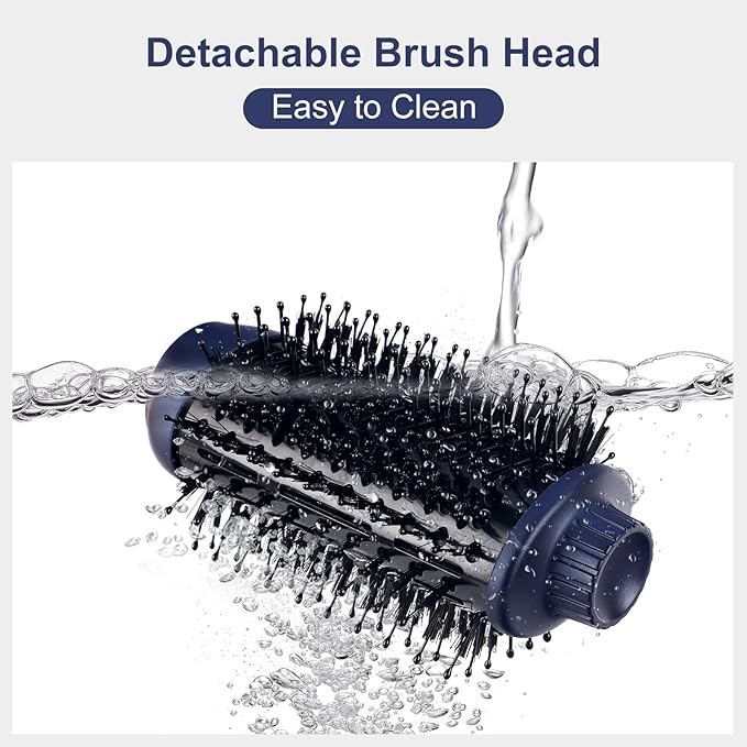 Hair Dryer Brush Set, IG INGLAM 4 in 1 Blowout Brush, Negative Ion Detachable - Image 9