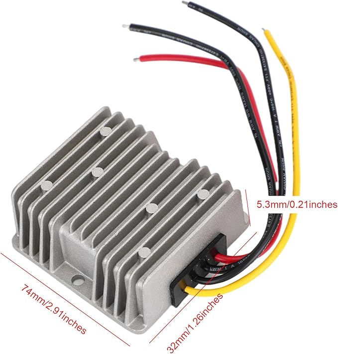 Areyourshop 12V to 28V 10A 280W Car Power Supply Step Up Converter Aluminum - Image 9