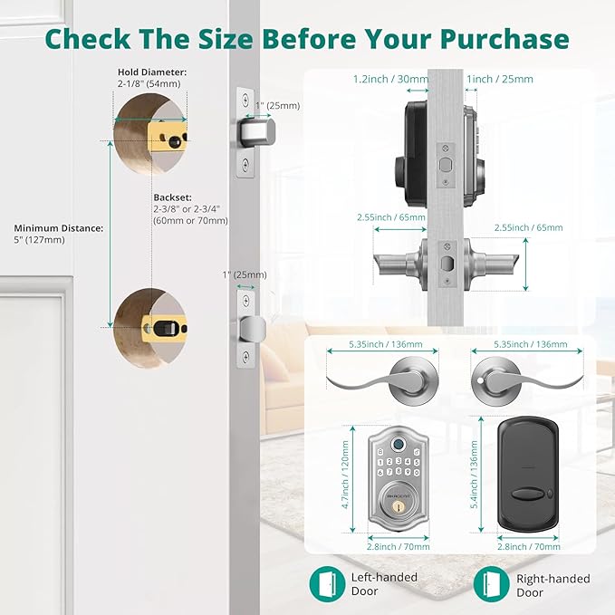 AkaGear DS10 Keyless Entry Door Lock - Image 7
