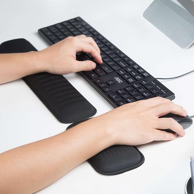 MEKASS Ergonomic Mouse Wrist Rest, Premium Memory Foam Mouse Wrist Pad Support - Image 9