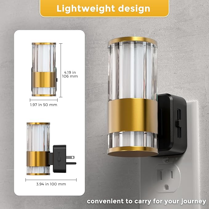L LOHAS LED Night Light, Automatic Night Lights Plug into Wall, 0-100LM - Image 7