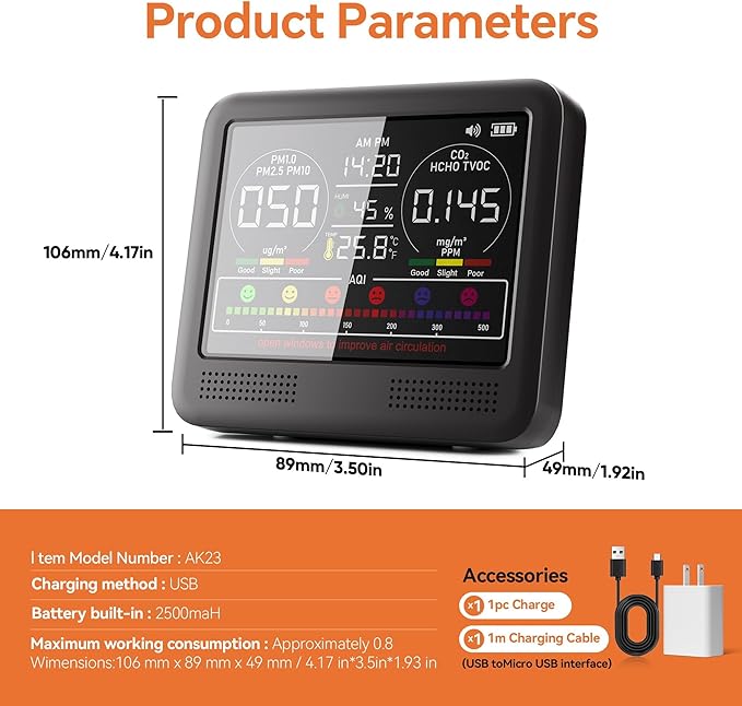 16-in-1 Indoor Air Quality Monitor - Image 8