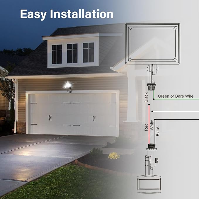 TREEWELL 240-Degree Replacement Motion Detector, Adjustable Time & Detection - Image 7