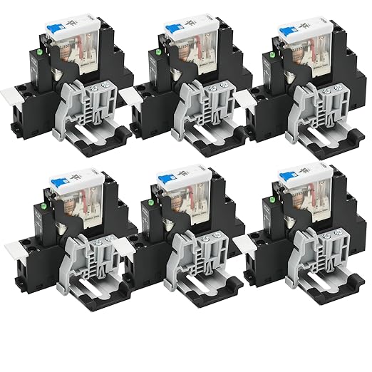 UL Listed 6Pcs 8 Amp Mini Electromagnetic Relay by ZJWZJH