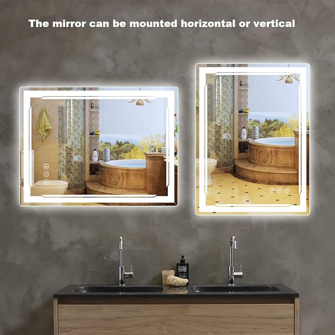 24''X32'' LED Bathroom Mirror - Image 6