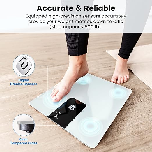 GE Bathroom Scale for Body Weight, Digital Weight Scales 500lb Heavy Duty - Image 6