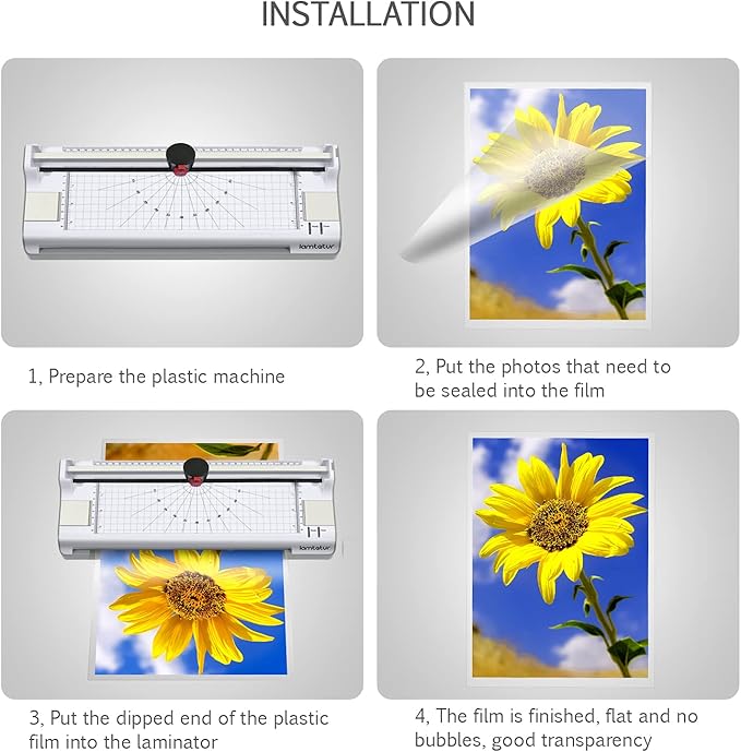 Laminator Machine 11X17 with 70Letter Size Laminating Sheets - Image 9