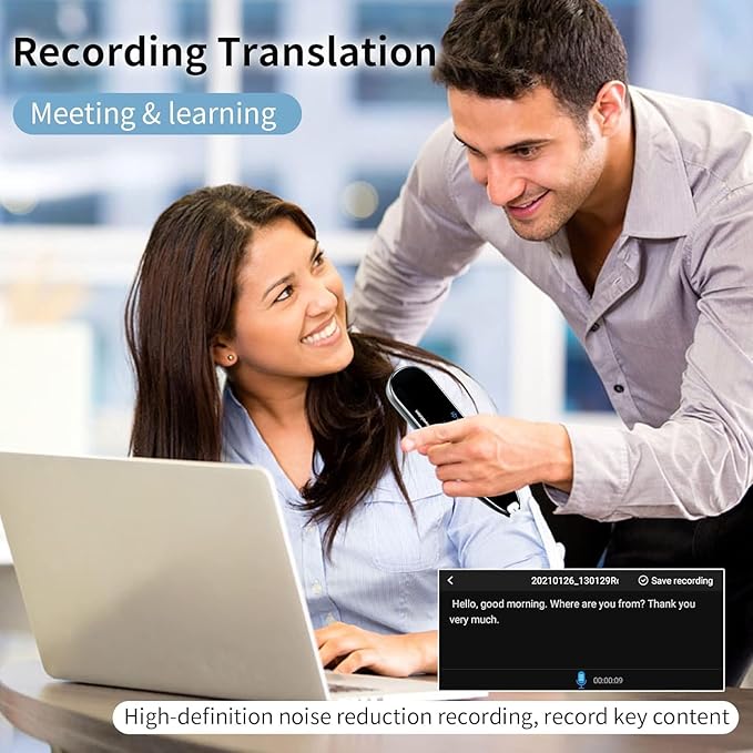 Translator Pen, Scanner Reader Pen 112 Languages OCR Digital Scanning - Image 7