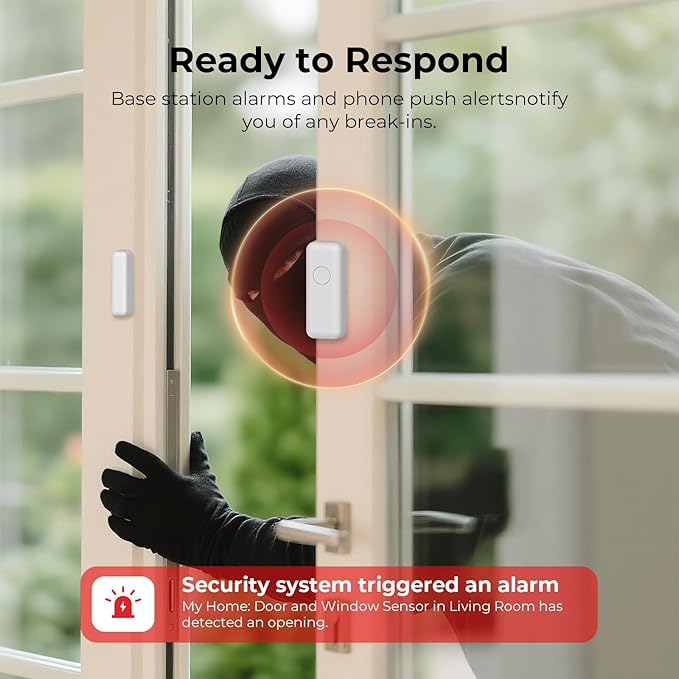 Hapippofa Wireless Home Security System WiFi/4G Home Alarm System - Image 7