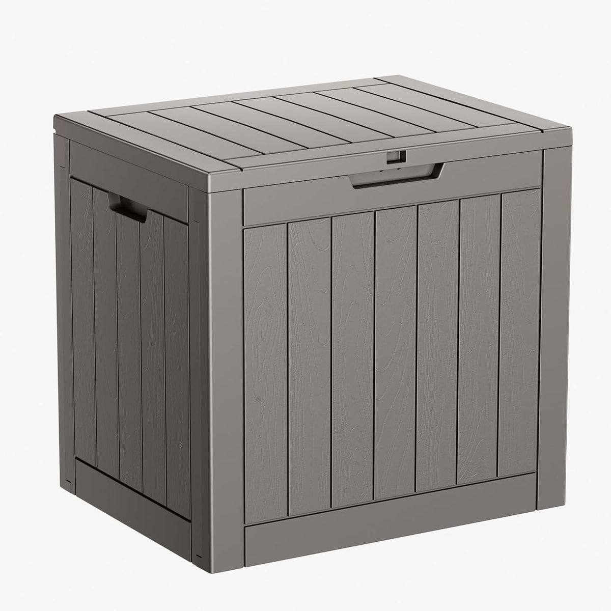 rojik 40 gallon resin deck box, lockable waterproof, main product view