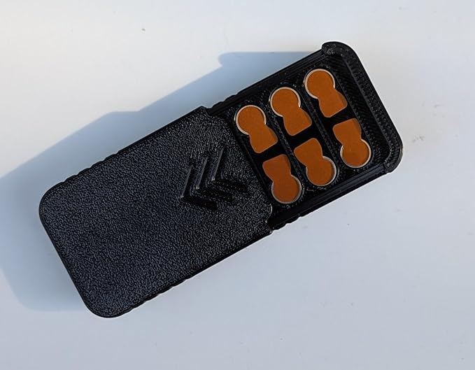 3BP - Size 312 Hearing Aid Battery Case, New Slim Design Pocket Size Storage - Image 4