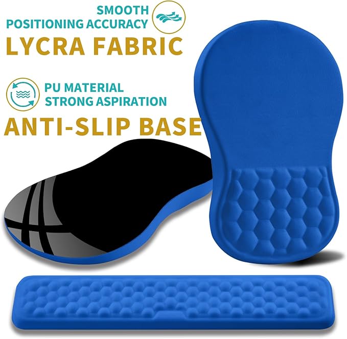 Hokafenle 2 in 1 Ergonomic Mouse Pad Wrist Support & Wrist Rest - Image 6