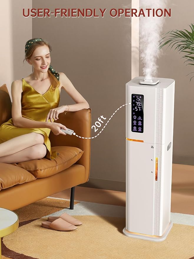 2.64Gal Humidifiers for Bedroom Large Room, Warm and Cool Mist up to 500ft² - Image 9
