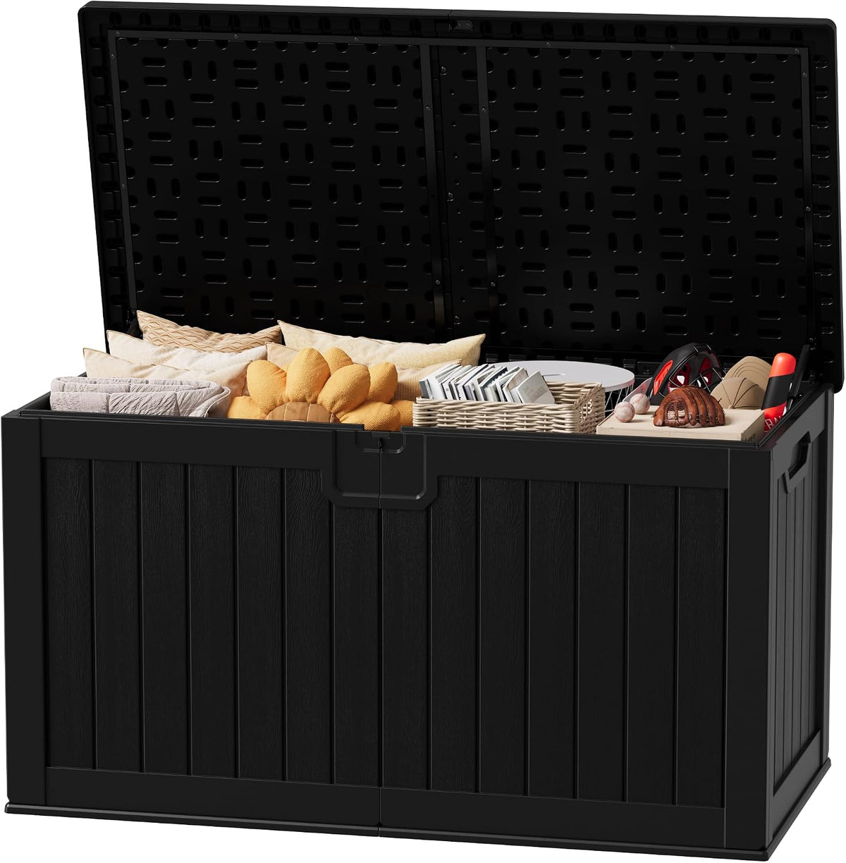 jummico hdpe 250 gallon deck box double-wall with, main product view