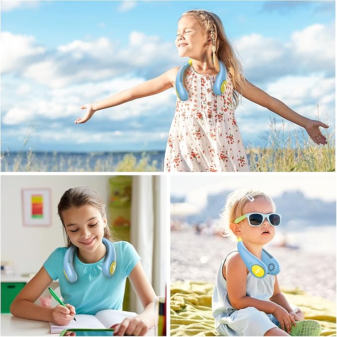 Kids Neck Fan, Portable Bladeless Fans - Image 7