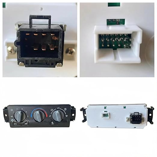 599-266 A/C Control Switch Air Conditioning Climate Control Module, Front - Image 7