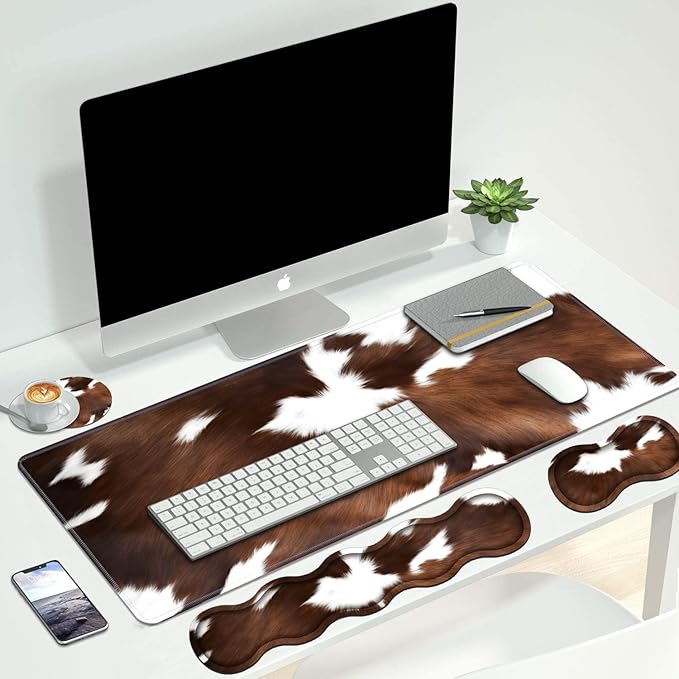 4 in 1 Ergonomic Keyboard Wrist Rest & Mouse Pad Wrist Rest Set, Large XXL - Image 7
