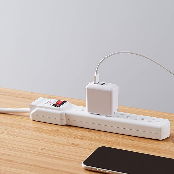 Amazon Basics Surge Protector Power Strip, 6-Outlet - Image 7
