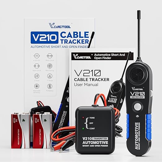 VDIAGTOOL V210 Wire Tracer Electrical Automotive Open & Short Finder Circuit - Image 8